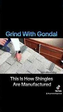 This is how shingles are manufactured.🛠️🏠