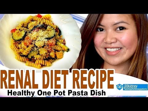 Recipe Kidney Friendly One Pot Pasta Dish for Renal Diet