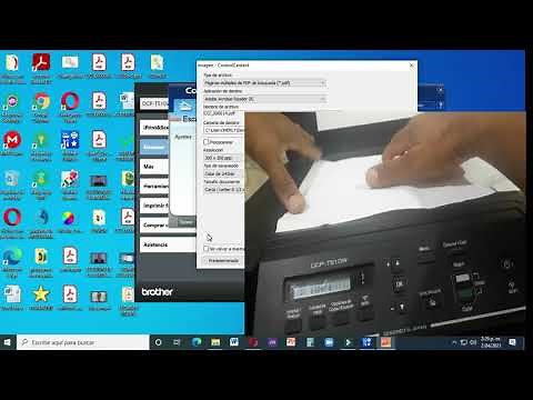 TUTORIAL: COMO ESCANEAR Y CONVERTIR A VARIAS PAGINA PDF EN LA IMPRESORA-ESCANER BROTHER DCP-T510W