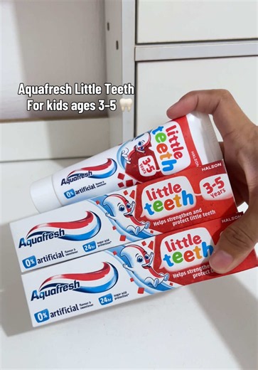 Little teeth deserve little extra care. 🦷✨Aquafresh Little Teeth for your 3–5-year-old! #Aquafresh #KidsToothpaste #toothpasteforkids #aquafreshtoothpaste #aquafreshlittleteeth