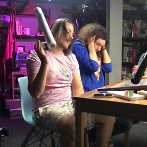 This week on the 10 Minute Power Hour: Arin and Dan paint over thrift store paintings and create a story in the process! http://youtu.be/8KyeFvu12ng | Game Grumps