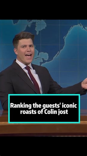 Colin Jost Roasted Alive by Sarah Sherman, Weekend Update's Most Brutal Burns!#snl#MichaelChe#colinjost#fyp#foryou