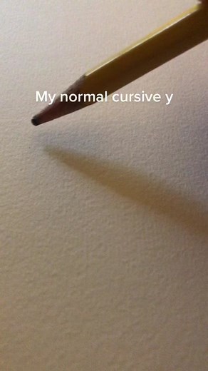 My cursive Y in 4 monstrous forms #cursive #funny #writing