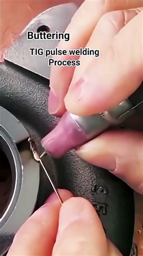 Buttering TIG pulse welding process! #shorts #ytshorts #viral #trending @WeldingNDTInspection