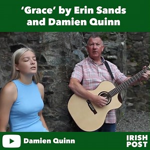 14K views · 438 reactions | 'Grace' performed by Erin Sands and Irish Folk Singer, Damien Quinn!   Damien Quinn on YouTube | Irish TV | Facebook