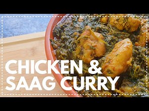 Restaurant Style Chicken Saag Curry Made At Home | Chicken And Spinach Curry Recipe