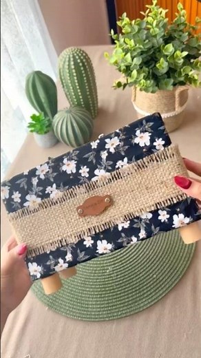 Make beautiful storage from used cardboard box! ✨ #homedecor