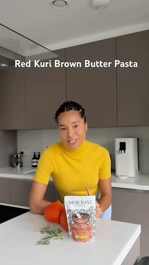 Red kuri, brown butter sage pasta