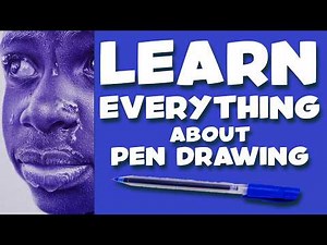 LEARN Everything About Pen Drawing In 17 Minutes (For Beginners)