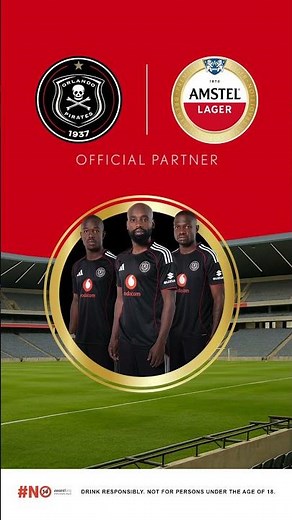 We're proud to announce that Amstel is the new official beer partner of Orlando Pirates.