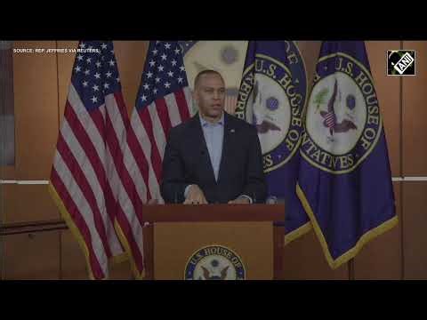 House Democratic leader Hakeem Jeffries holds a news conference | Louisiana Shooting