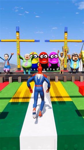 GTA 5 Epic Water Ragdolls Spiderman Jump/Fails Ep 776 #shorts