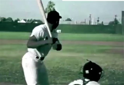 Cool video of Hank Aaron's swing from the catcher's view 👀