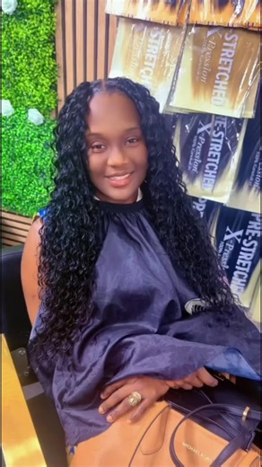 Large full curls boho braids by Annie | Braids