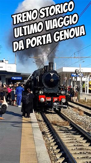 Ultimo viaggio con il treno storico Milano/Porta Genova #train #legend #Milano
