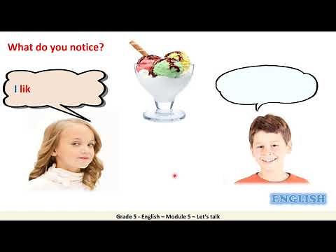 Grade 5 English Module 5 Let's talk