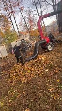Fall cleanup in New England