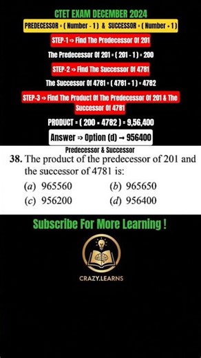 Math Reasoning | CTET EXAM | Questions | Tricks | Coding-Decoding #ctet #exam #maths #tricks #new#ai