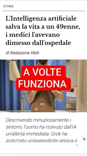 intelligenza artificiale ti salva la vita a volte