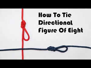 How To Tie The Directional Figure Of Eight Loop Knot (Inline figure of 8 loop)