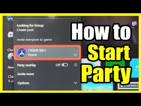 How to Start a Party Chat or Voice Chat on your Xbox Series X (Fast Tutorial)
