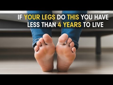If your legs do this less than 4 years to live....