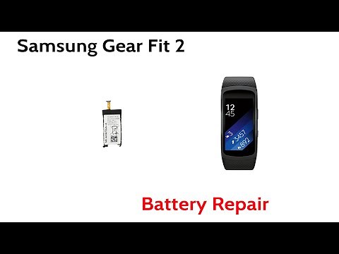 Samsung Gear fit 2 Repair Battery Replacement How To Tutorial