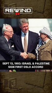 #VantageReels: On September 13, 1993 Israel and Palestine signed the first #OsloAccord. It was the first of a pair of agreements signed at the #WhiteHouse. The Accord also marks the first time #Israel and #Palestine recognised each other. | Firstpost