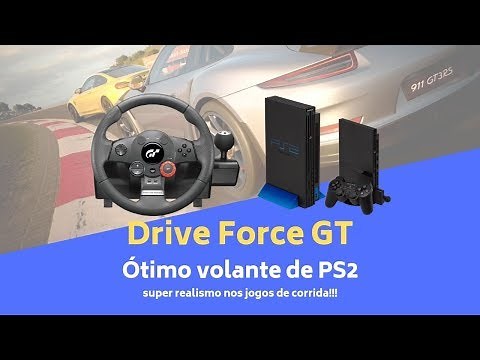 Logitech Drive Force GT - Um dos melhores Volantes para jogos de corrida no PS2!