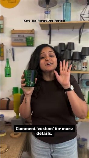 Comment “CUSTOM” to Create Your Own Personalized Glasses 🍸✨