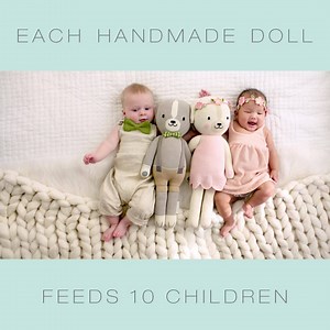 3.3K reactions · 724 shares | Every hand-knit doll provides 10 meals to children in need. 1 doll = 10 meals  | cuddle + kind | Facebook