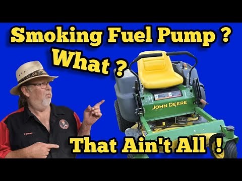 Fuel Pump SMOKING?! Blown Head Gasket & Carb Fix on John Deere Z225