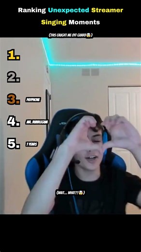 Ranking Streamers Who Should Be Singers 😭 (THIS CAUGHT ME OFF GUARD) #ranking #shorts