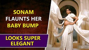 69K views · 792 reactions | Birthday girl Sonam Kapoor displays baby bump in ivory blouse and skirt set for regal pregnancy photoshoot. To know more watch the video. | Bollywood Now | Facebook