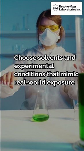 How an Extractables study is designed (step-by-step overview)