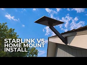 Starlink V5 Home Mount DIY Install & Review