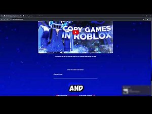 Best way to copy any game on Roblox