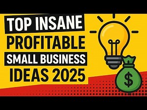 Top insane profitable small business ideas in 2025|| Best Buisness ideas 2025