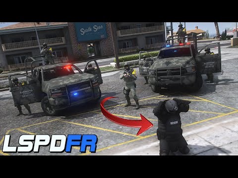 GTA 5 POLICIA | NUEVO UNIFORME DE LA SEDENA | SE RINDE VATO ARM4D0 | TheAxelGamer
