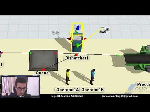 5. Tutorial Flexsim: Task Sequence en Modelo 3D