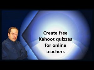 Create free Kahoot quizzes for online teachers