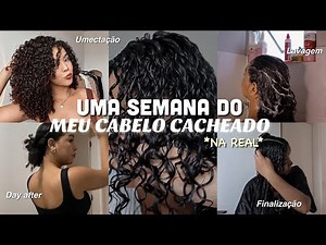 A week of my short curly hair in real life_ I showed all the care I take + tips ✨