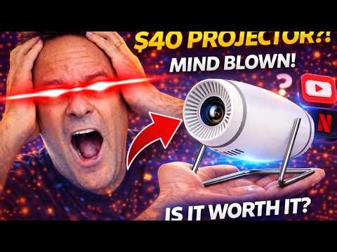 Budget Mini Projector? Smart Projector with WiFi, Bluetooth & Apps