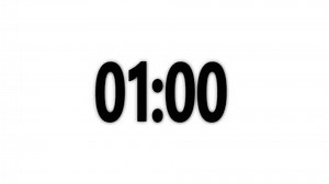 Clock 5 Minute countdown animation Timer Countdown. Countdown 5 minutes.