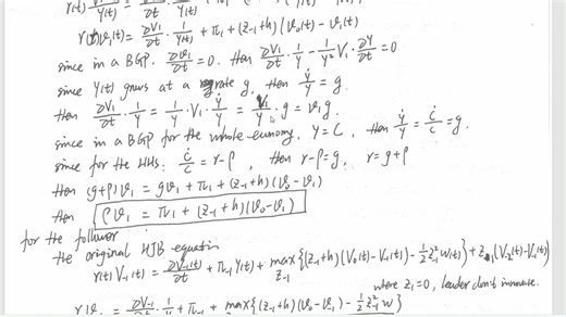 高级宏观经济学 Schumpeterian Growth 模型 第四节