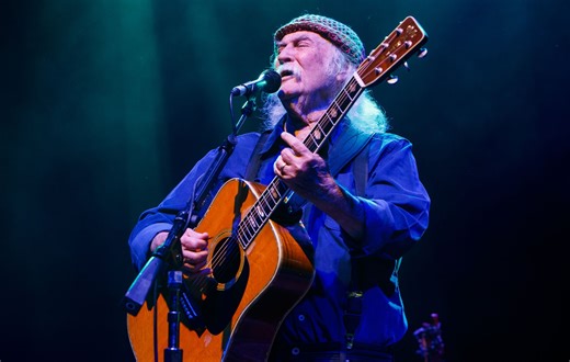 Watch footage of David Crosby’s last gig