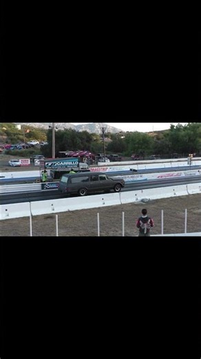 1970 Suburban vs 1973 VW V8 Bus Barona Drag Strip 4-17-2026 #baronadrags #suburban #volkswagenbus