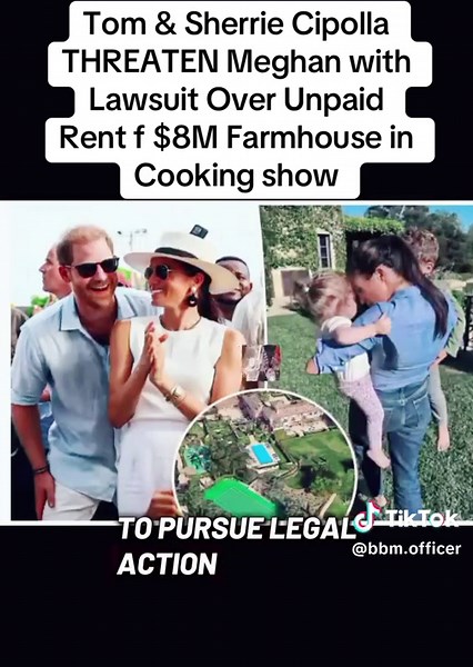 Cipolla's Lawsuit Threat Against Meghan Over $8M Farmhouse