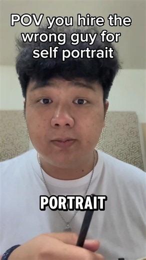 Pov you hire the wrong guy for self portrait #asmr