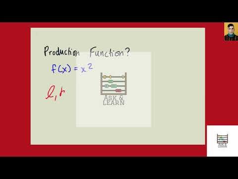 What is a production function?